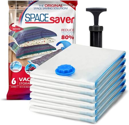 Space saver bags. Perfect to organize clothes, pillows, or blankets

#LTKhome