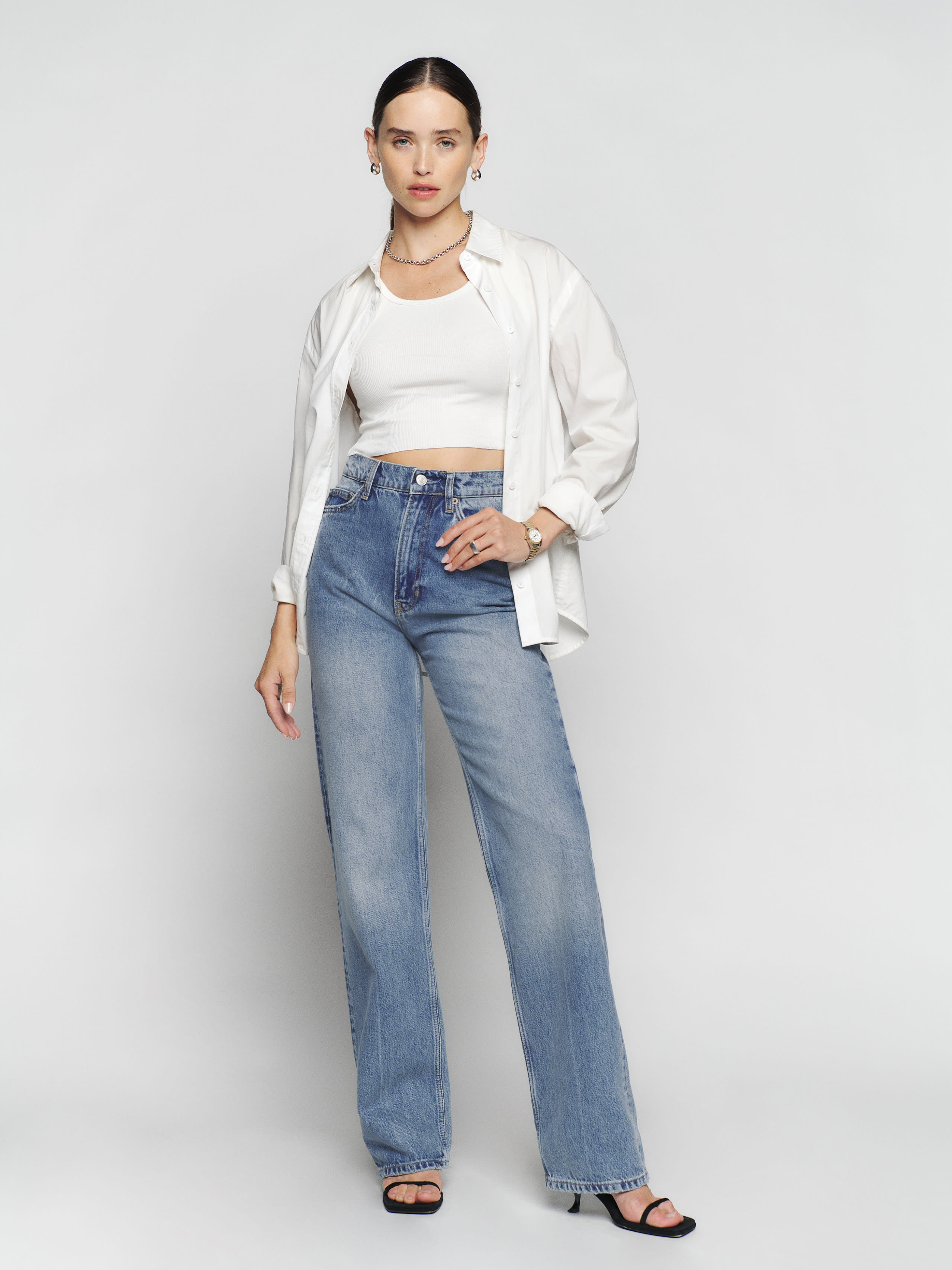 Wilder High Rise Wide Leg Jeans | Reformation (Global)