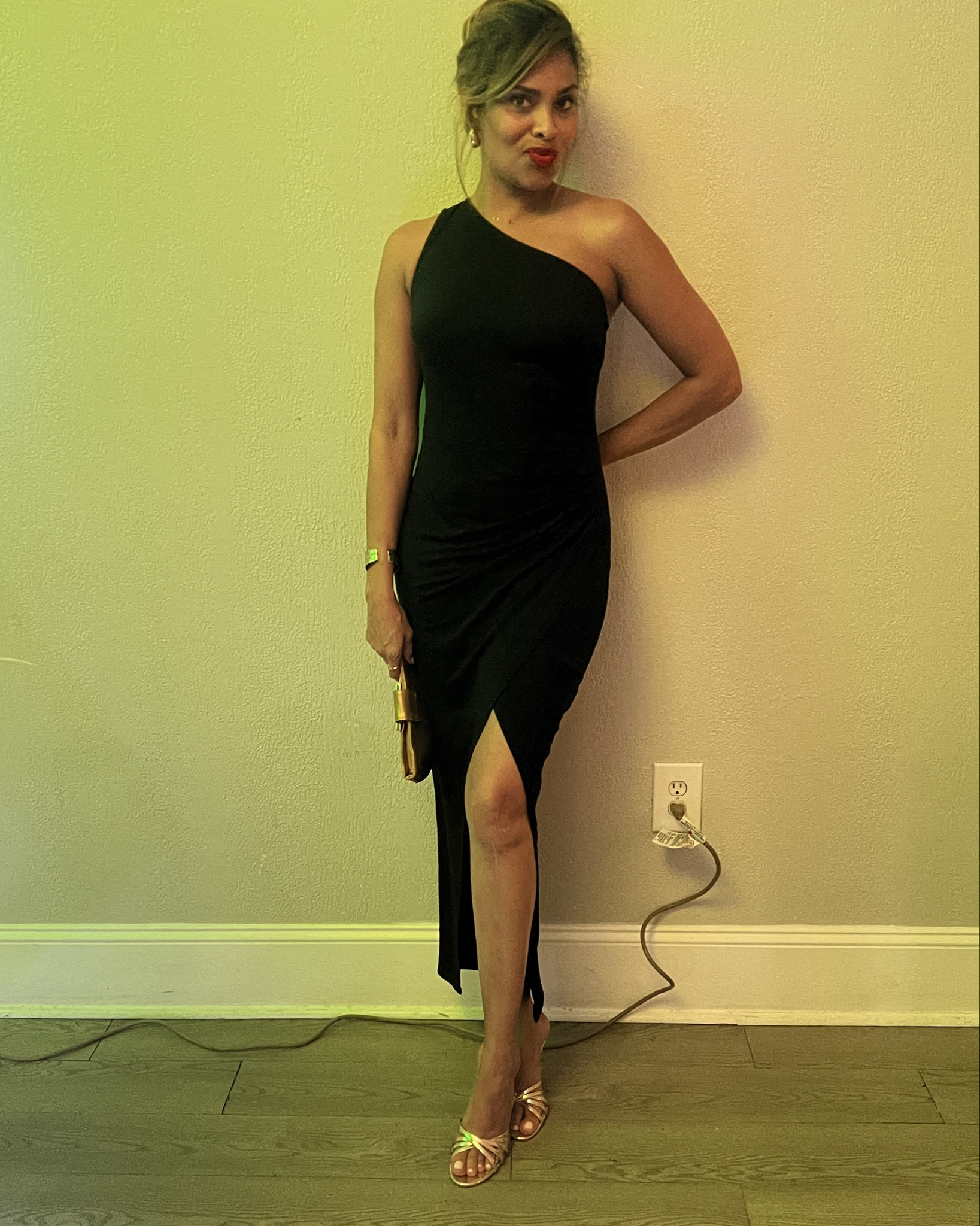 Wore this life saving dress from Amazon to a Quinceañera earlier this month. It arrived within 6
hours of ordering and I had nothing to wear. Under $60 with shipping and taxes. True to to size (wearing size Small) and the style in the mid section helped tremendously with tummy control. I paired it with my gold Steve Madden Rolla sandals from Nordstrom Rack and a gold cluch, the clutch is old from Burlington but I tagged similar products. Unfortunately the Rolla sandal is sold out in gold but there are other colors available, including natural which I tagged, red and black. This whole look was a stunner and head turner. Highly recommend for any special event or ocassion 🤗 

#LTKWedding #LTKOver40 #LTKFindsUnder100