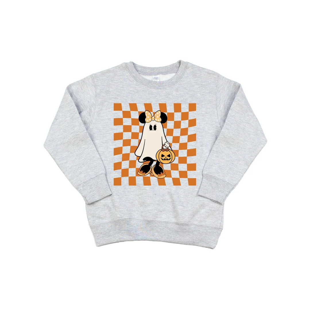 Minnie Mouse Ghost Sweatshirt, Disney Halloween Sweatshirts, Halloween Disney Shirt, Toddler Girl... | Etsy (US)