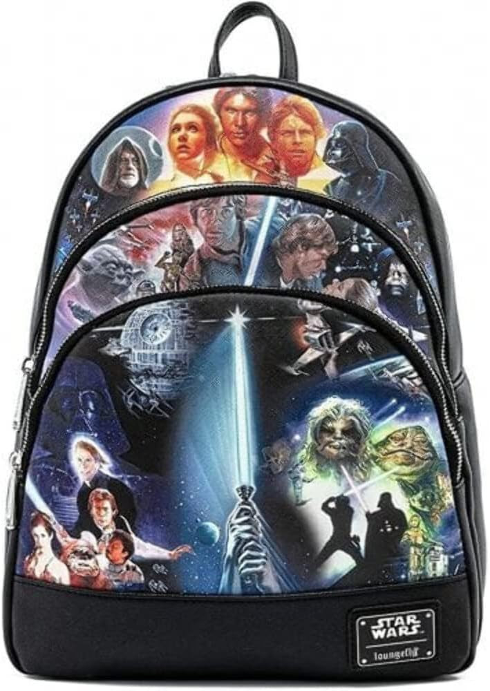 Loungefly Star Wars Original Trilogy Womens Double Strap Shoulder Bag Purse | Amazon (US)
