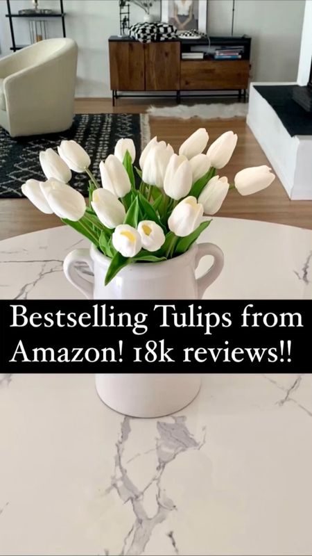 I bought the bestselling faux Tulips from Amazon (18k reviews!!!!) ❤️👏🏻 the hype is real.  They look amazing.   They come in a ton of colors.  Linked below 🫶🏻 



#amazonspring
#tulips
#targetrug
#homedecor
#springdecor
#amazonhome

#LTKhome #LTKunder50 #LTKSeasonal