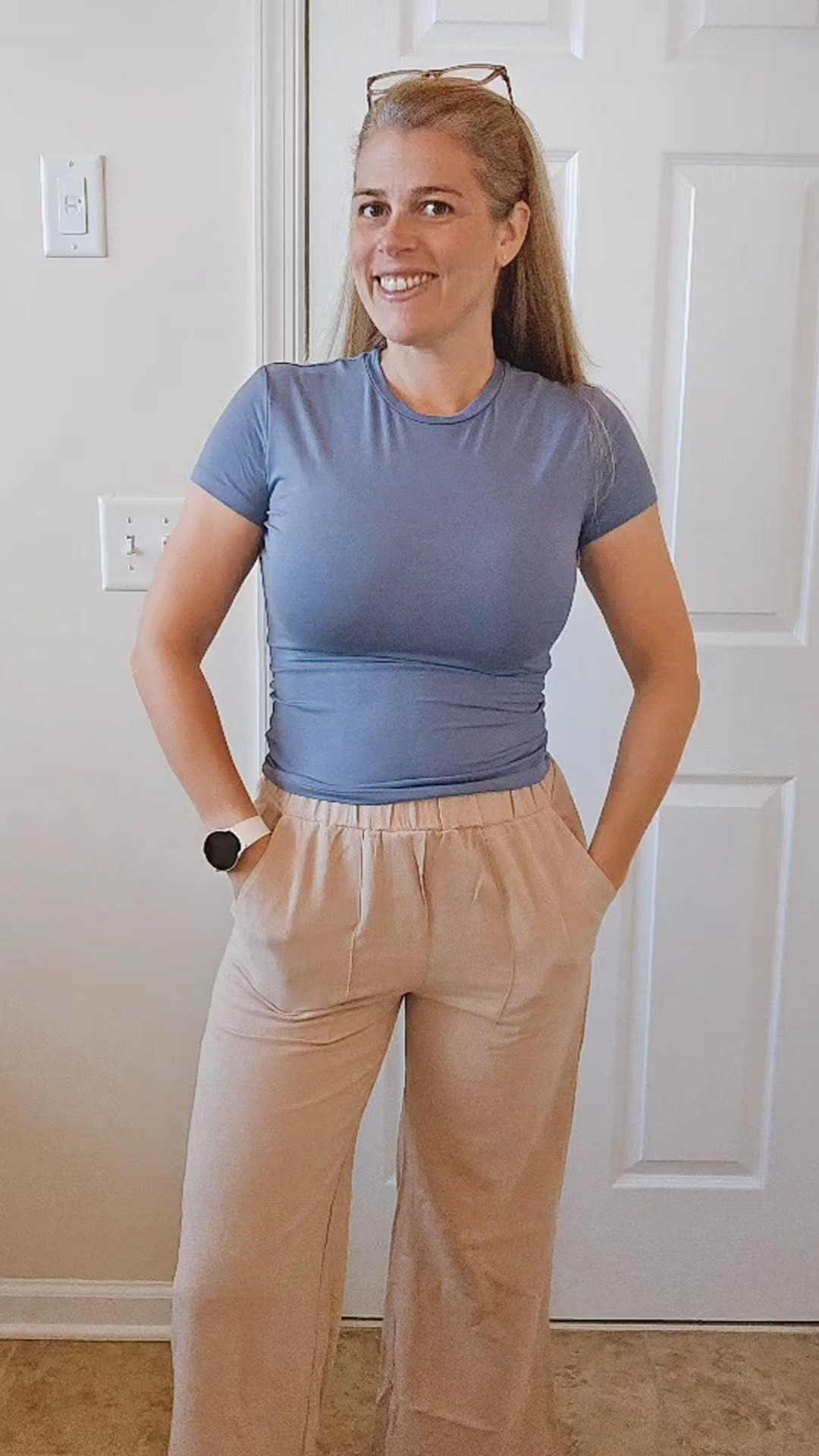 Today's OOTD all Amazon 🤍 pants size smallshirt size medium 

#LTKFindsUnder50 #LTKStyleTip