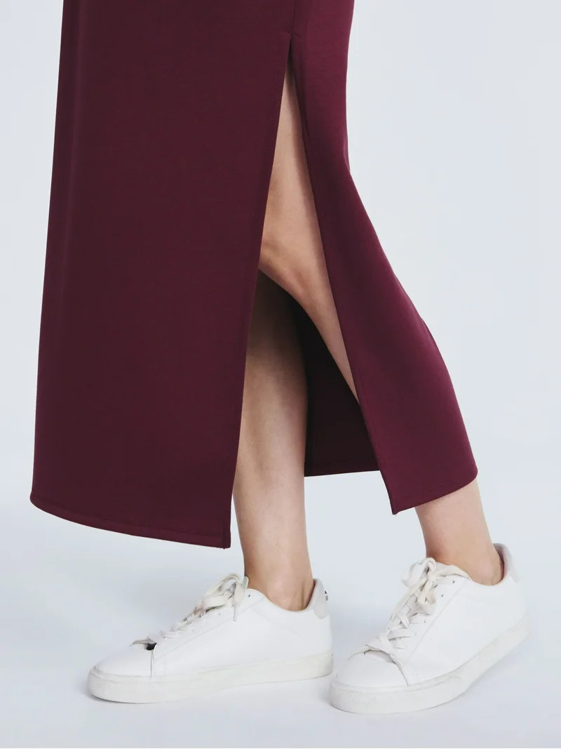 Scoop Women's and Women's Plus New Scubaknit Column Maxi Skirt, Sizes XS-4X | Walmart (US)