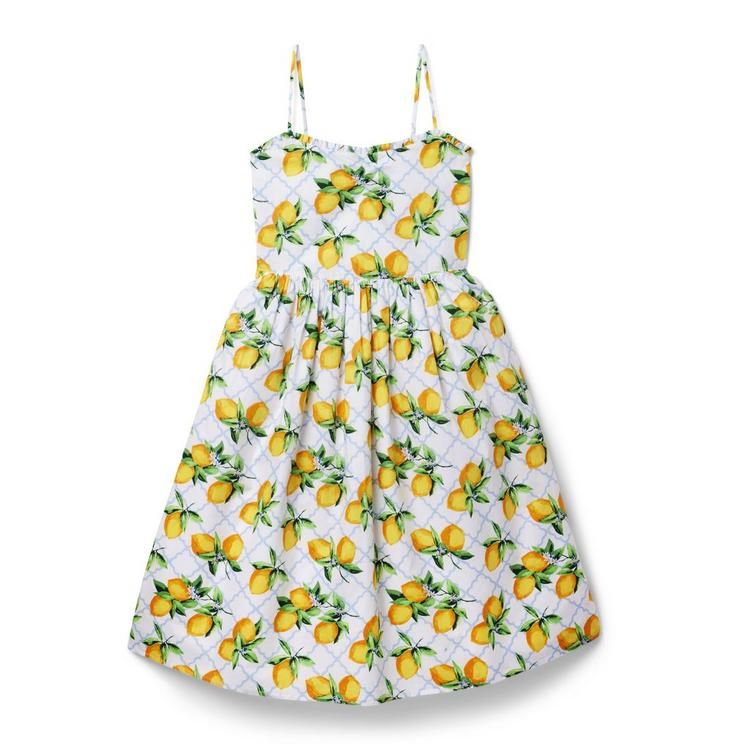 Lemon Smocked Midi Dress | Janie and Jack