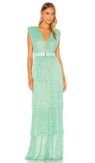 Sabina Musayev Skylar Gown in Mint. - size XS (also in M, S) | Revolve Clothing (Global)