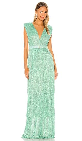 Sabina Musayev Skylar Gown in Mint. - size XS (also in M, S) | Revolve Clothing (Global)