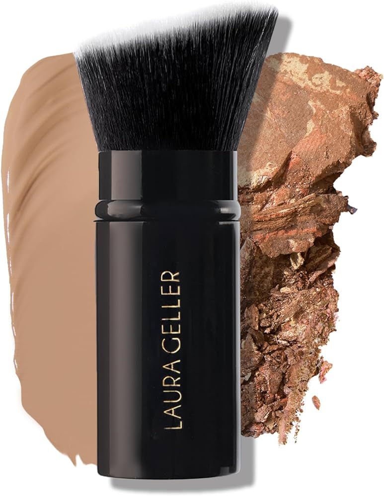 LAURA GELLER NEW YORK Retractable Black Kabuki Brush for Liquid, Cream and Powder Face Makeup Wit... | Amazon (US)