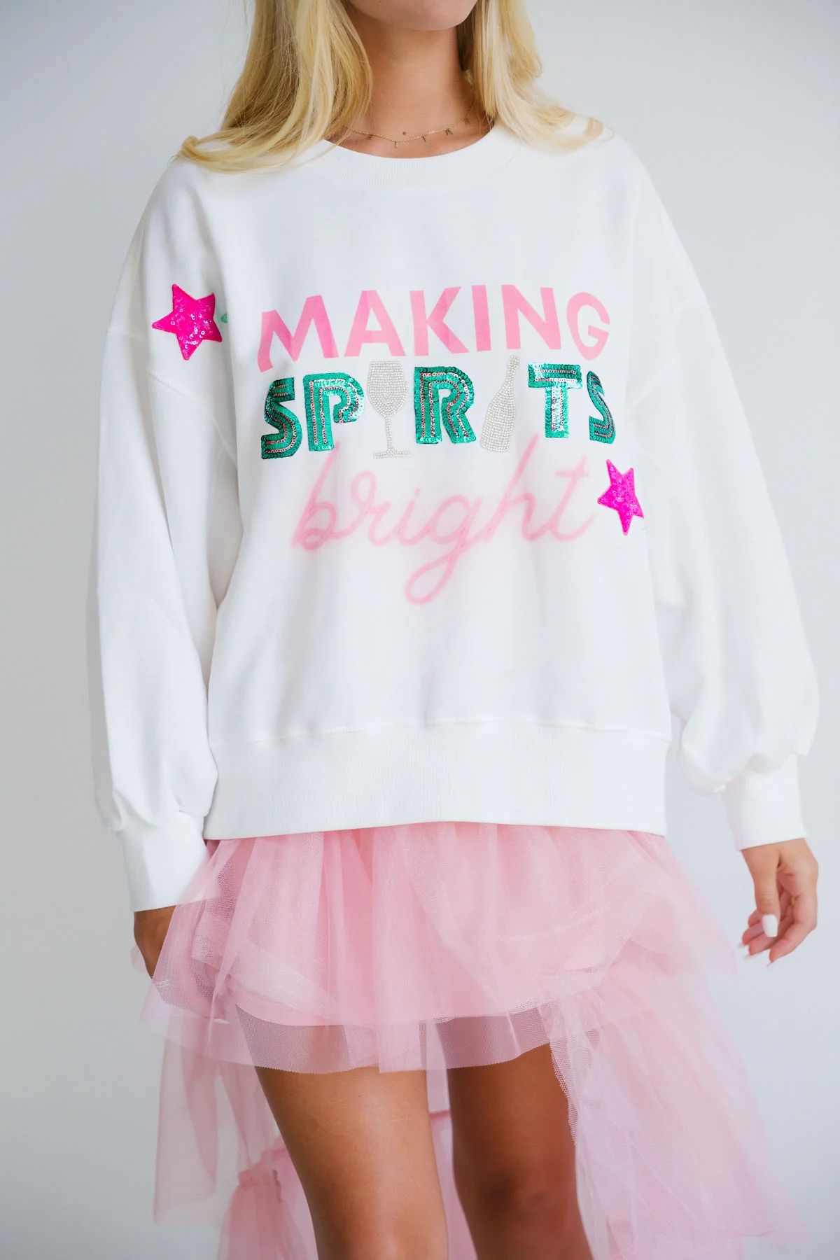 MAKING SPIRITS BRIGHT STAR PULLOVER | Judith March