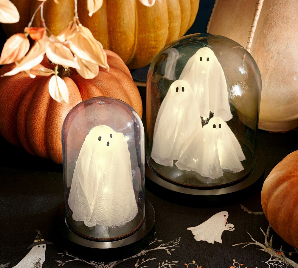 Lit Ghost Cloche | Pottery Barn (US)