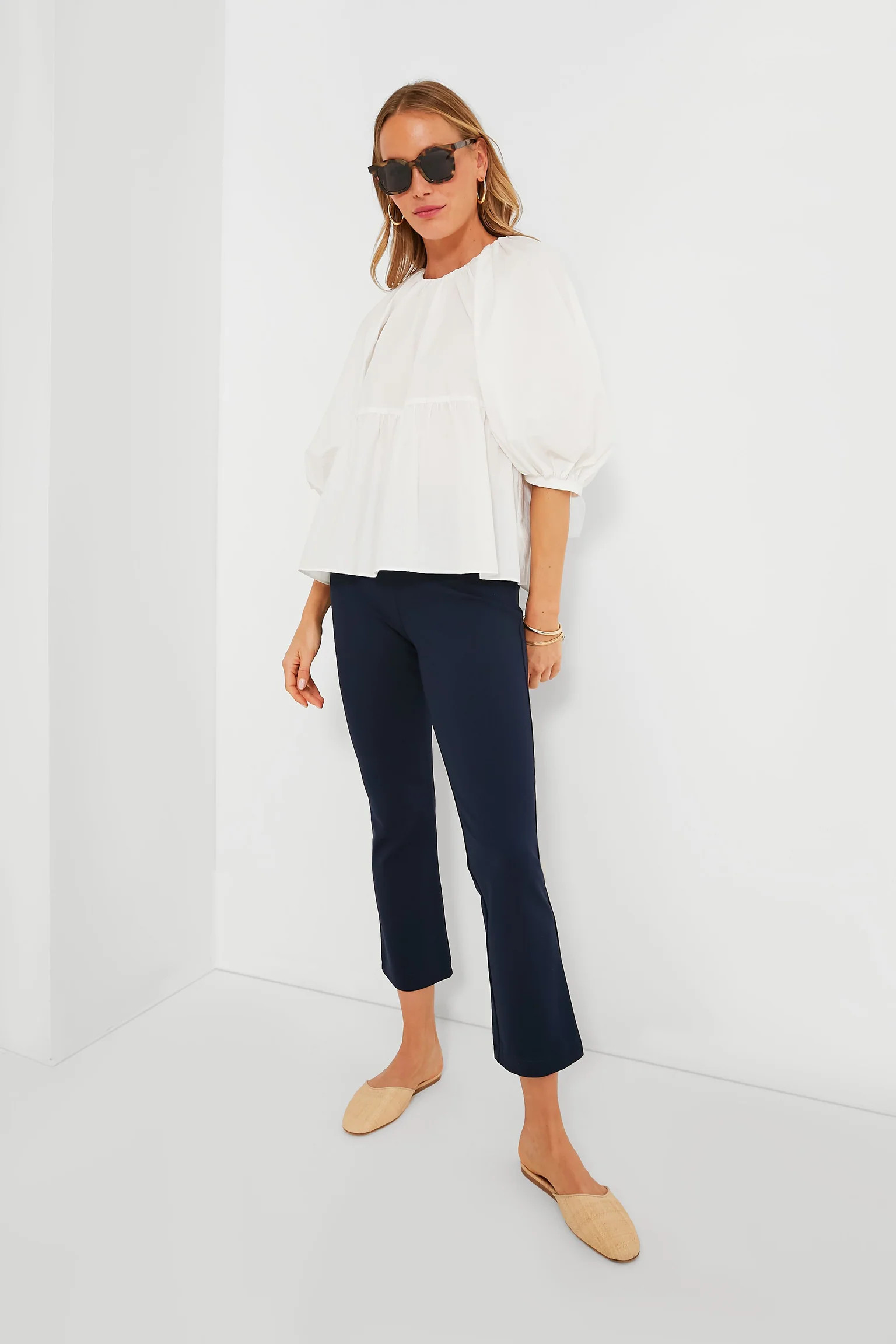 Navy Ponte Ashford Pants | Tuckernuck (US)