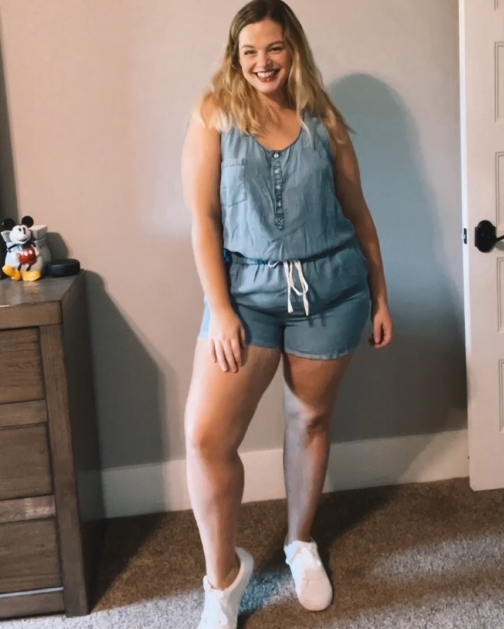 Memorial Day outfit, Memorial Day weekend, romper, sneakers

#LTKunder100 #LTKFind #LTKSeasonal