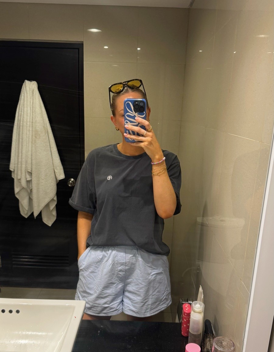 A breakfast buffet hates to see me coming 🤭 wearing my favourite Dissh shorts in a size 10, and Anine Bing tee in a medium. Cute, comfy, fabulous - my kind of outfit 💁🏼‍♀️

#LTKstyletip #LTKtravel #LTKaustralia