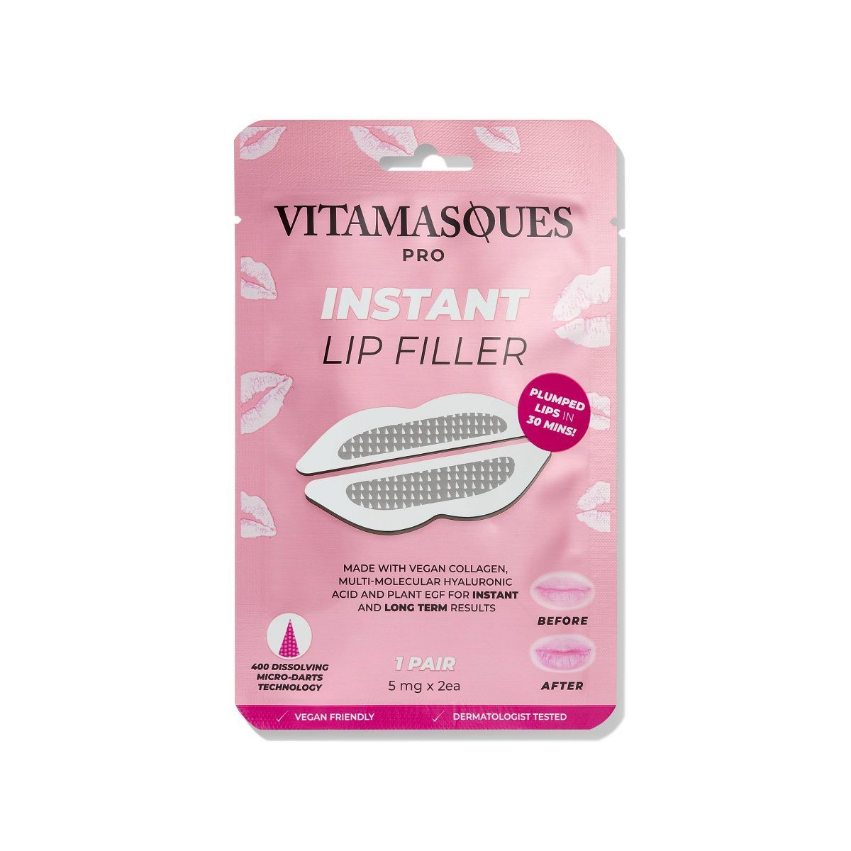 Vitamasques Instant Lip Filler Patch - 10mg | Target