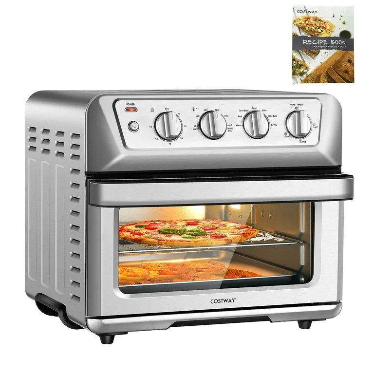 Costway 21.5QT Air Fryer Toaster Oven 1800W Countertop Convection Oven w/ Recipe | Walmart (US)