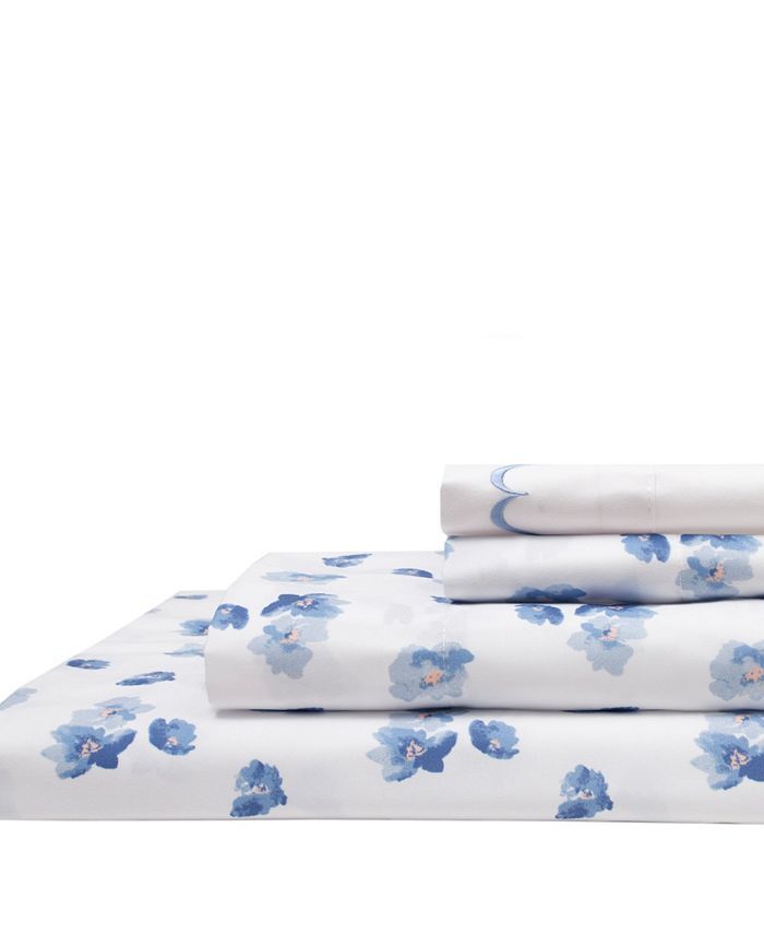 Elite Home Spring Meadow Print/ Embroidered Twin Sheet Sets & Reviews - Sheets & Pillowcases - Be... | Macys (US)