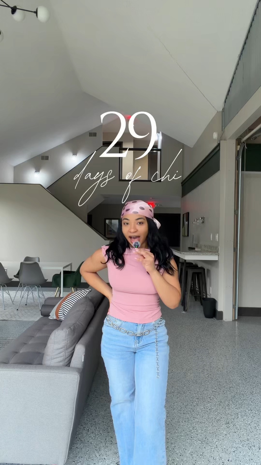 29 days of chic outfits day 2 💕💕 in a little pink fit 