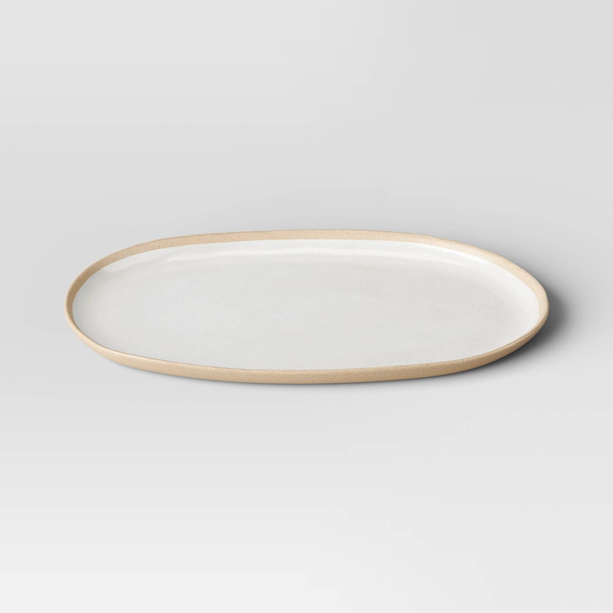 Small Oval Serving Platter Ivory - Threshold™ | Target