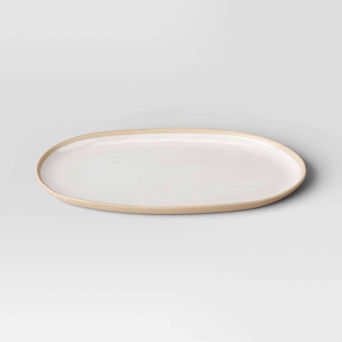 Small Melamine Oval Serving Platter Ivory - Threshold™ | Target