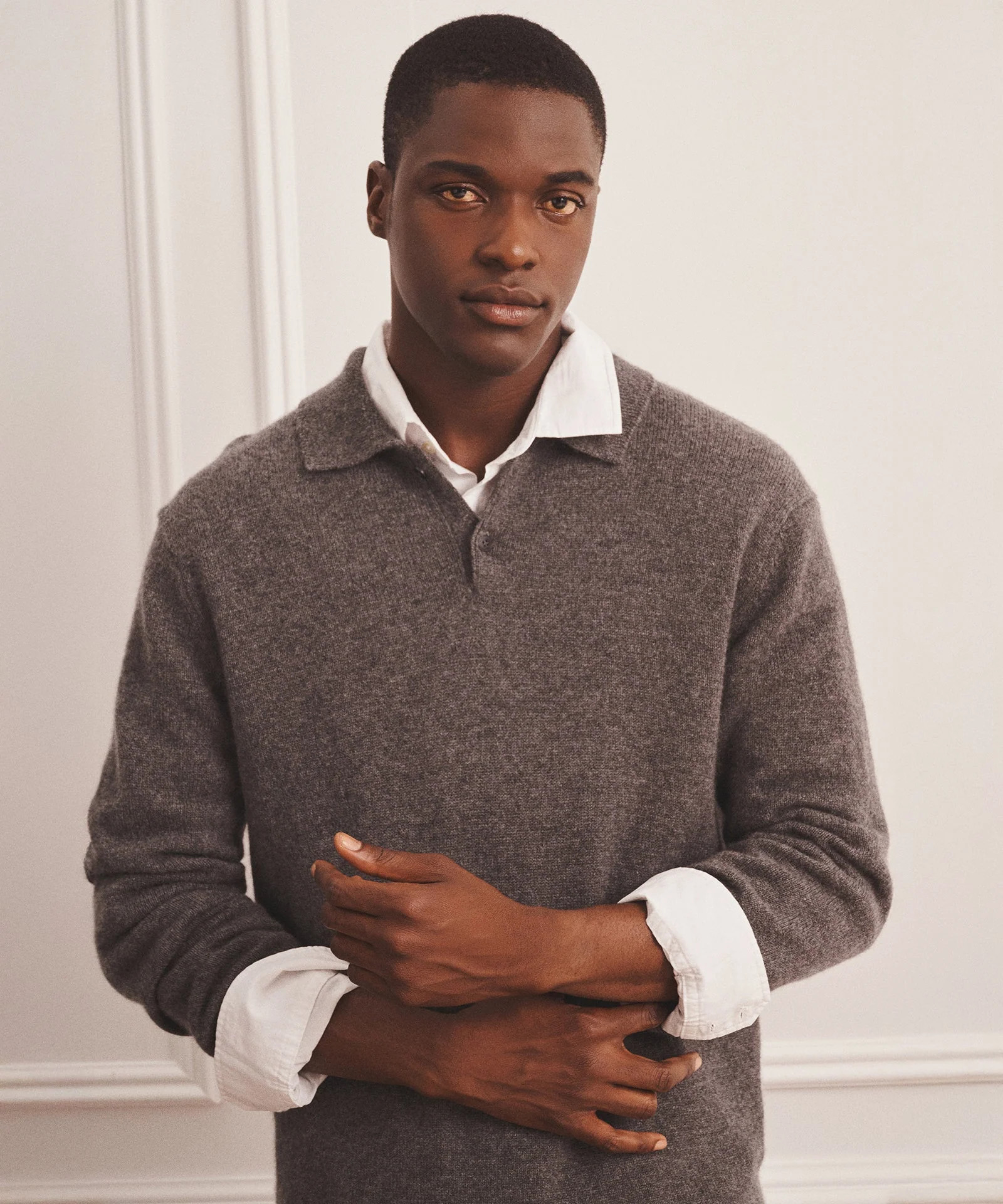 Luxe Cashmere Polo Sweater | NAADAM