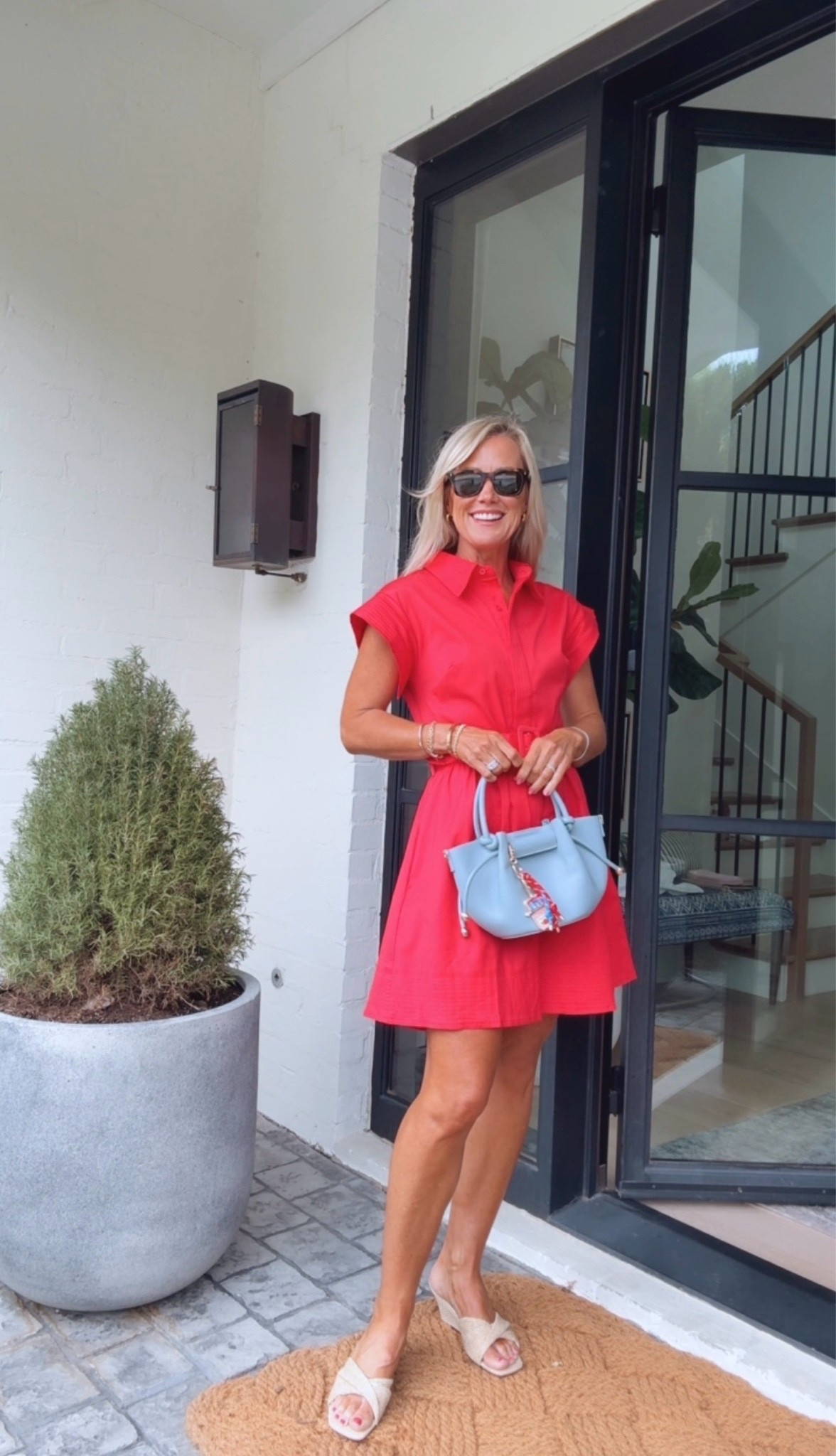 This pop of red is just too fun!!

#LTKootd #LTKSeasonal #LTKOver40