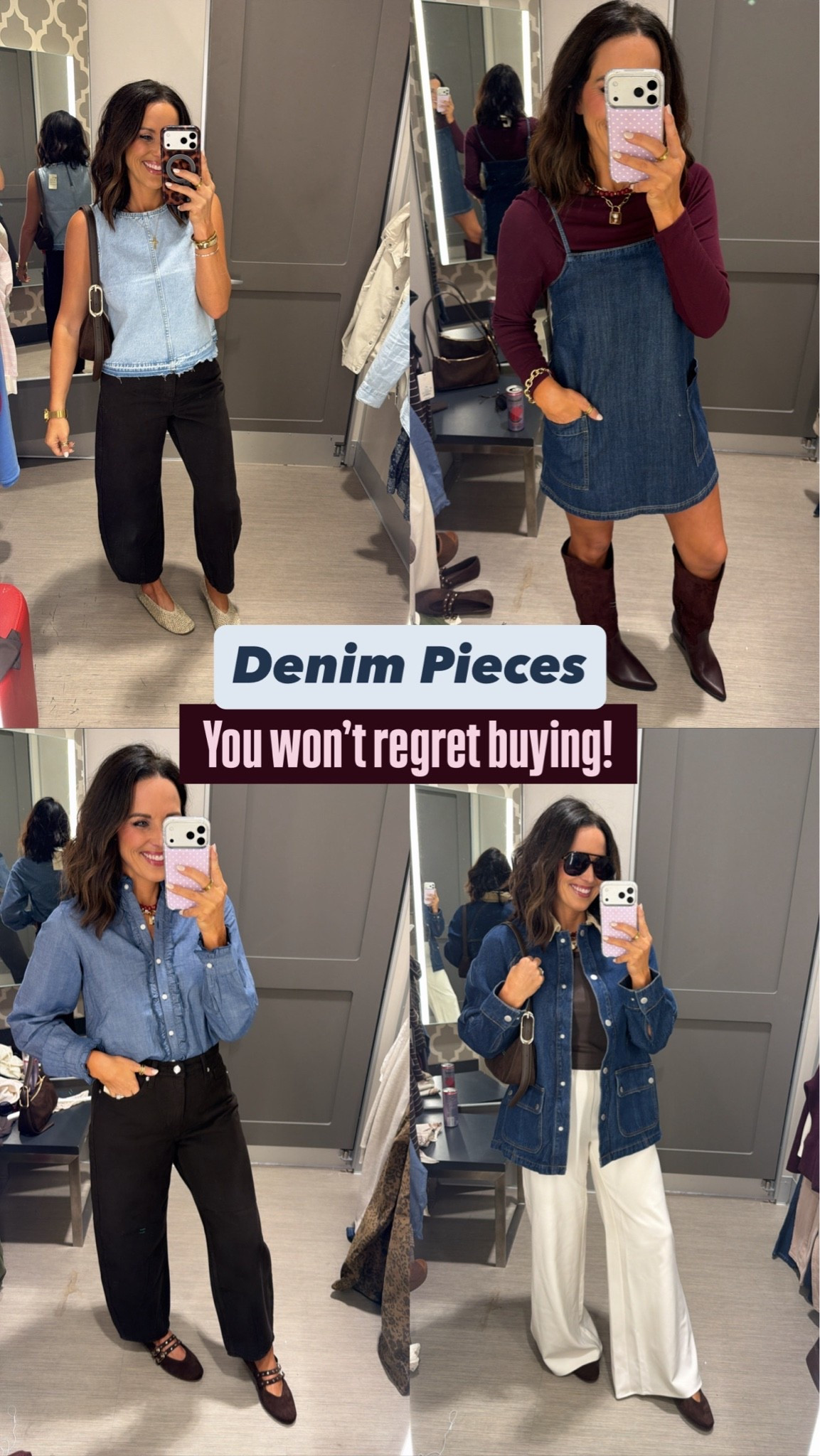 Target denim is having a MOMENT 🤩👏🏻 So many good pieces to build your fall wardrobe around—these are definitely going in my cart!

#TargetFinds #TargetFashion #TargetStyle #TargetDenim #DenimOutfit #FallFashion #FallStyle #AffordableFashion #TargetOutfit #FallWardrobe #LTKCreator #LTKFashion