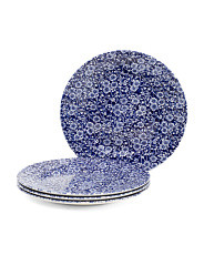 4pk Victorian Inspired Floral Pattern Dinner Plates | Marshalls