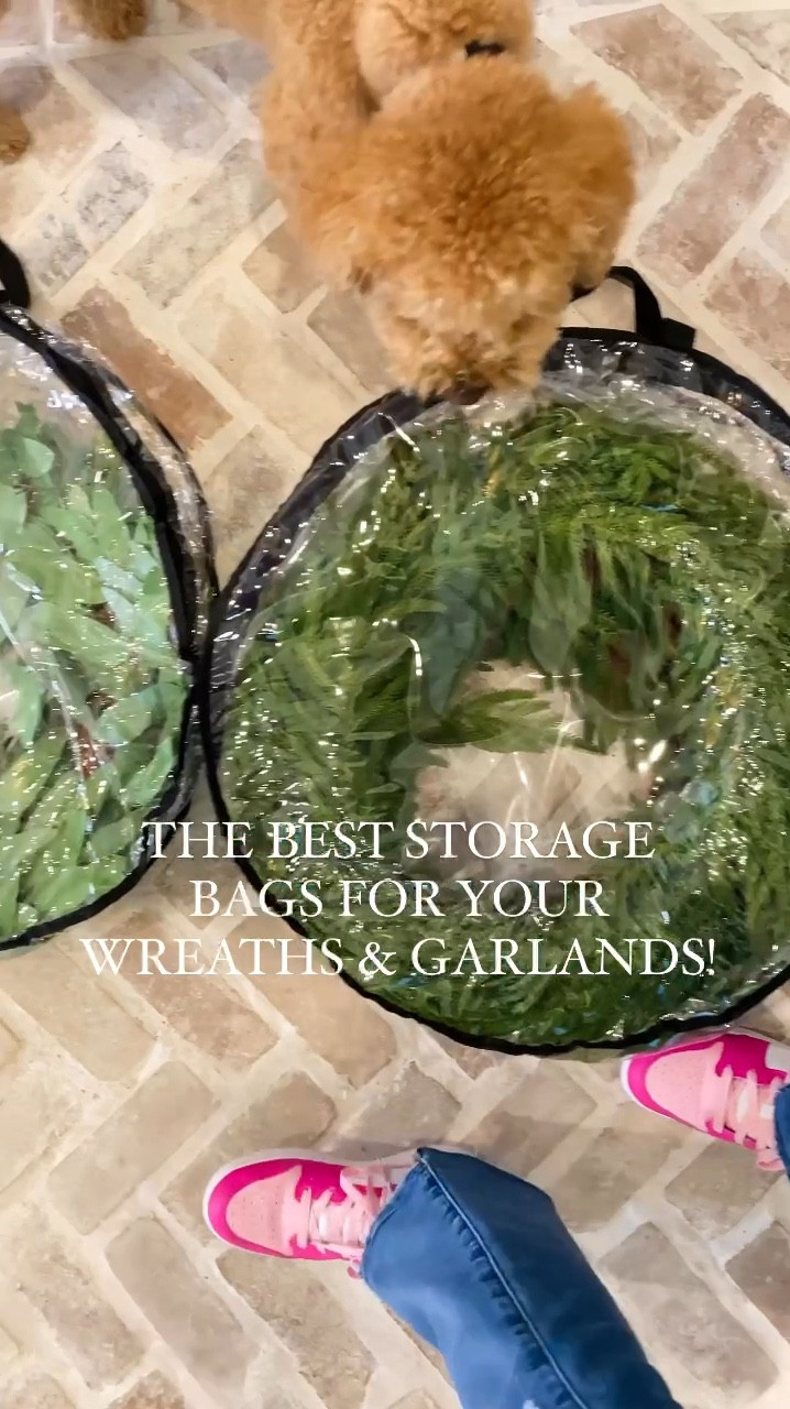 I’ve used these Amazon storage bags for years and they hold so many wreaths and garlands! It’s easy to see inside and keep the dust off of them! 

Christmas decor / storage / organization / Christmas tree decorations / mantle / garland / wreath / Christmas 

#LTKHoliday #LTKHome #LTKSeasonal