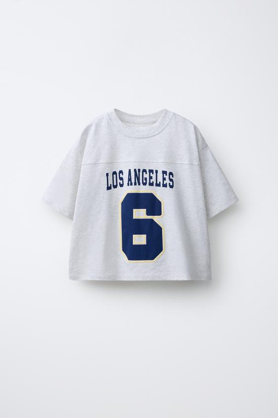 VARSITY NUMBER T-SHIRT | Zara US