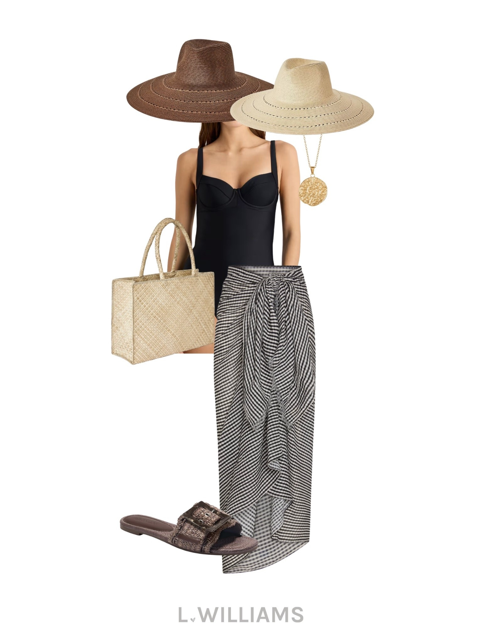 Staple swim / resort look! The $49 quince suit :) 