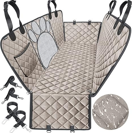 URPOWER Upgraded Dog Seat Covers with Mesh Visual Window 100% Waterproof Dog Car Seat Cover Nonsl... | Amazon (US)