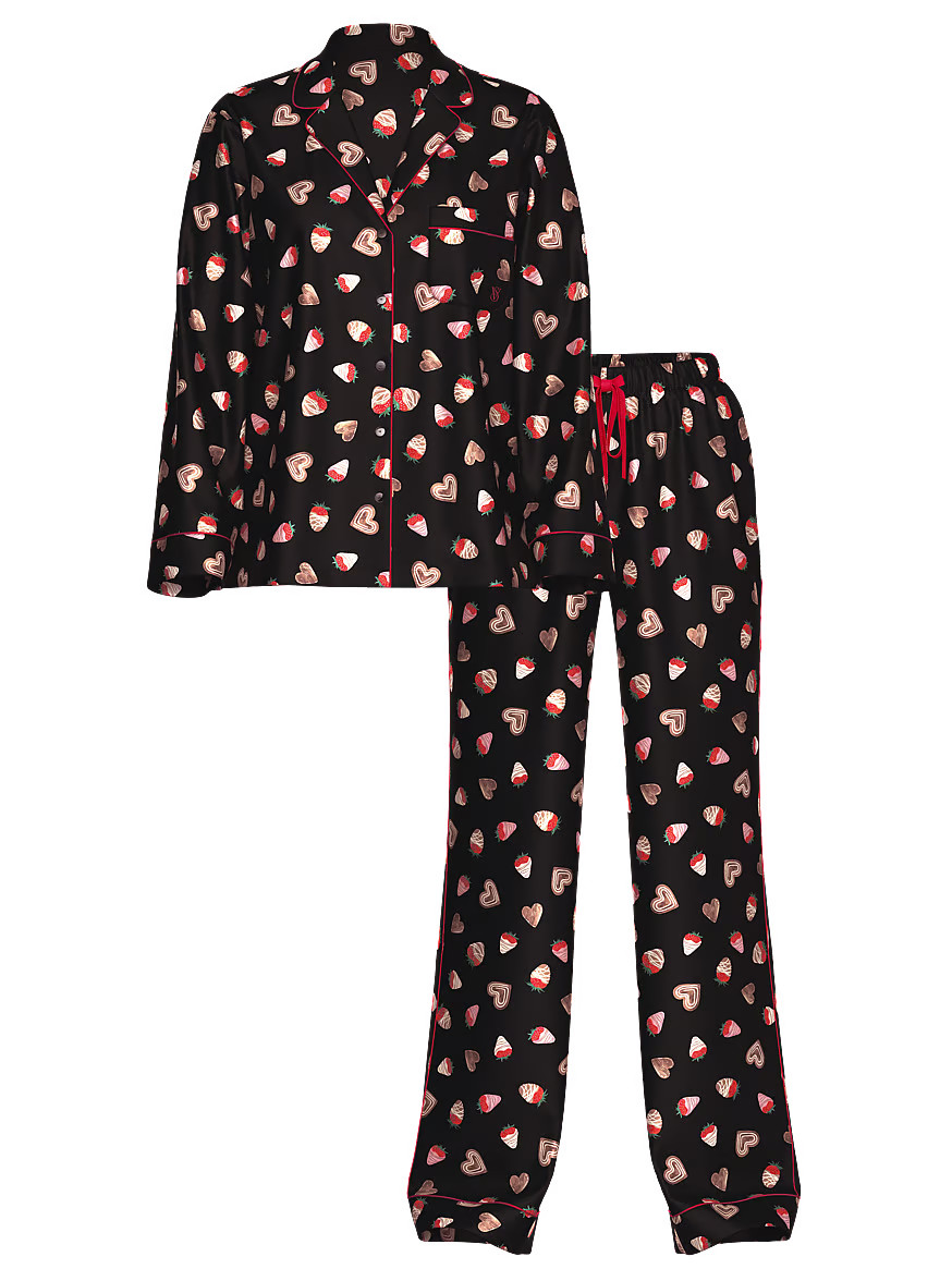 Glazed Satin Long Pajama Set | Victoria's Secret (US / CA )
