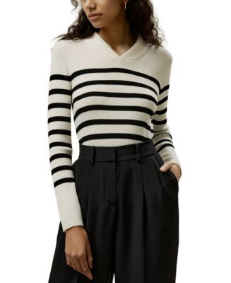 Striped Ultra-fine Merino Wool Sweater | Bloomingdale's (US)
