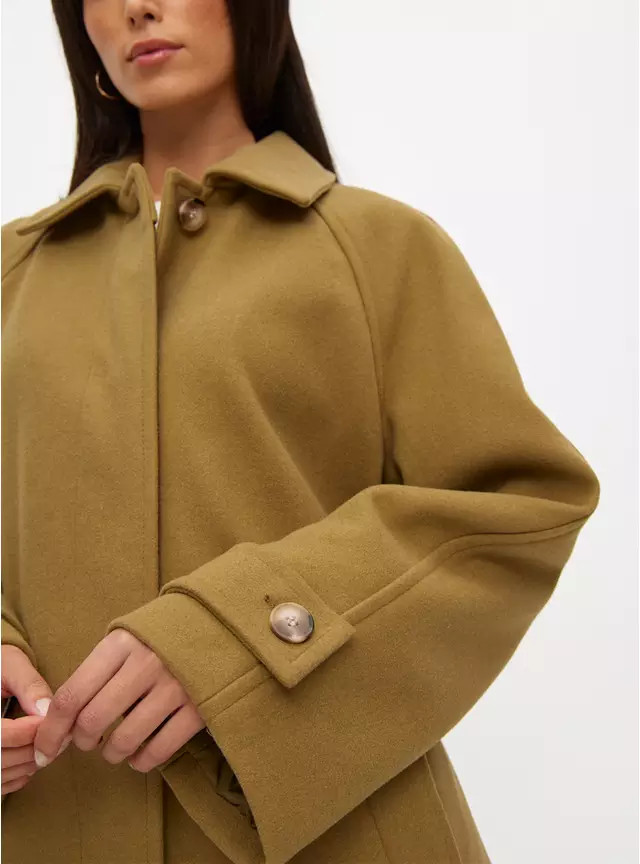 Buy Grey Wool-Look Trench Coat 20 | Coats | Tu | Tu Clothing