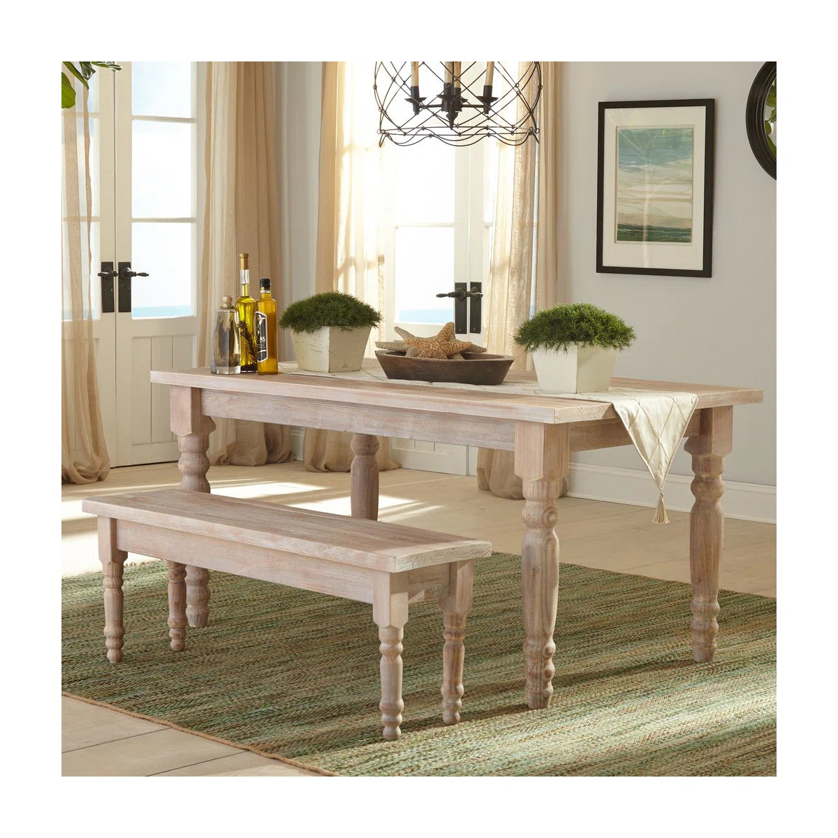 Valerie Pine Solid Wood Dining Table | Wayfair North America