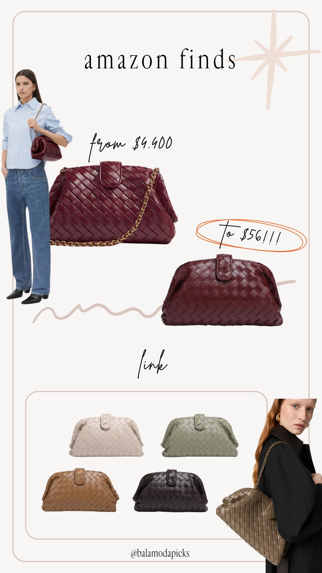 ✨ Amazon Find of the Day ✨
Who says luxury style has to break the bank? 👀
This bag has all the elegance and design of a high-end classic, but at a price your wallet will love 💸.

✅ Perfect for everyday wear
✅ Pairs with everything
✅ Sophisticated look without overspending

👉 Available in multiple colors on Amazon.
The perfect smart little treat ✨ 

 #LTKU #LTKFindsUnder100 #LTKItBag