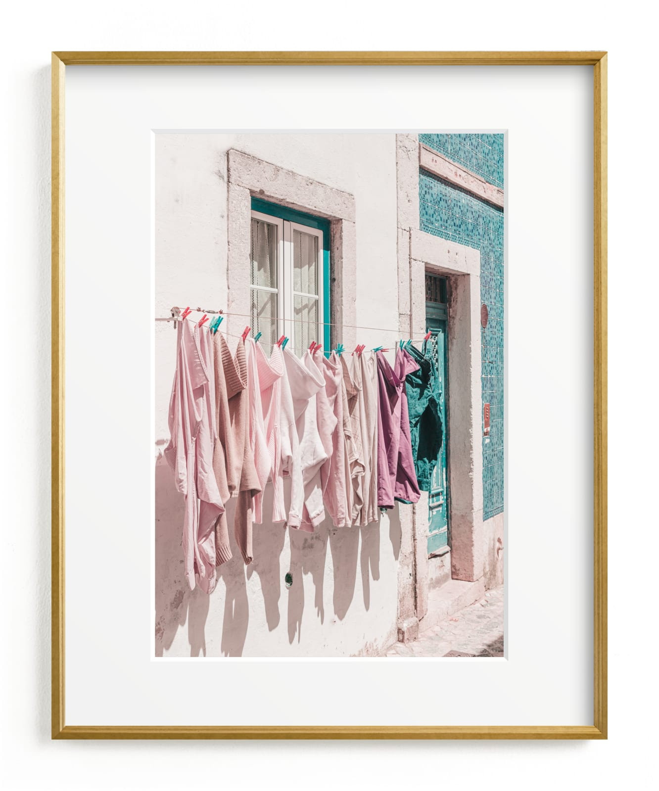 Rainbow Of Laundry | Minted