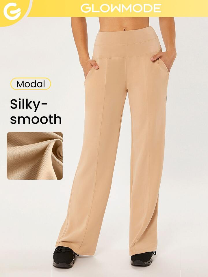 GLOWMODE Pantaloni lounge modale seta | SHEIN