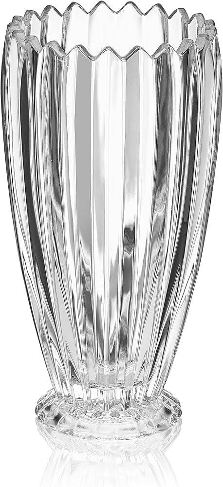 Mikasa Estate Crystal Vase, Clear | Amazon (US)