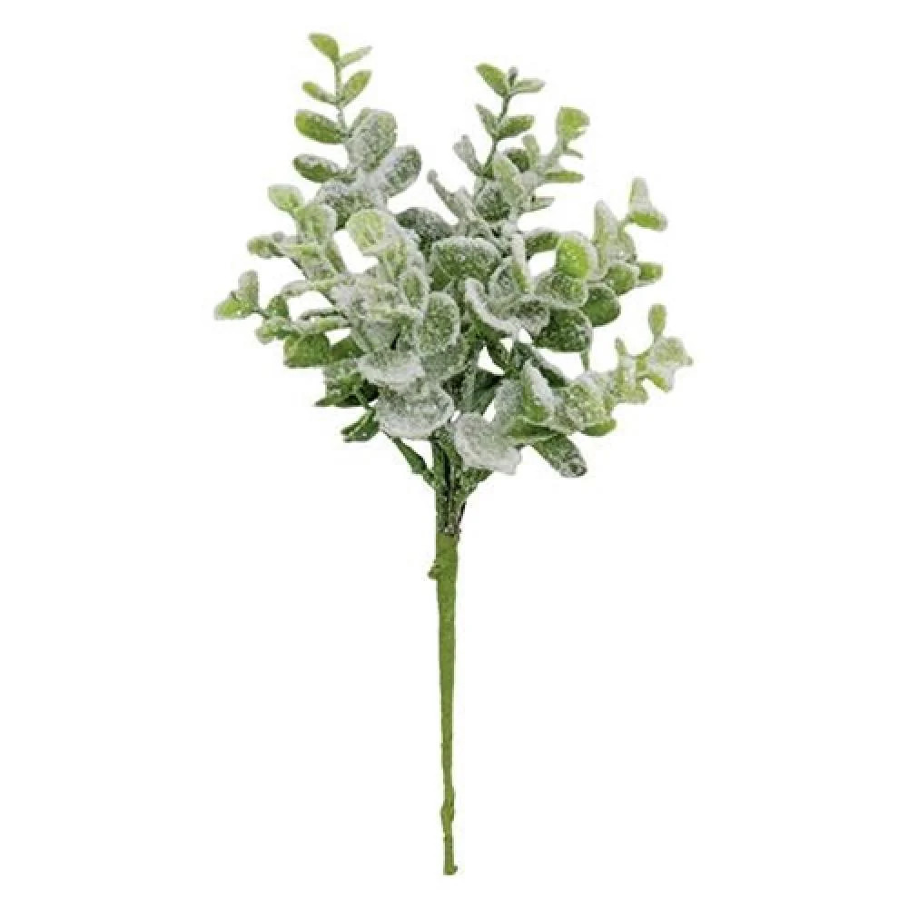 Snow Flocked Eucalyptus Bush 9.5 | Shop Simon