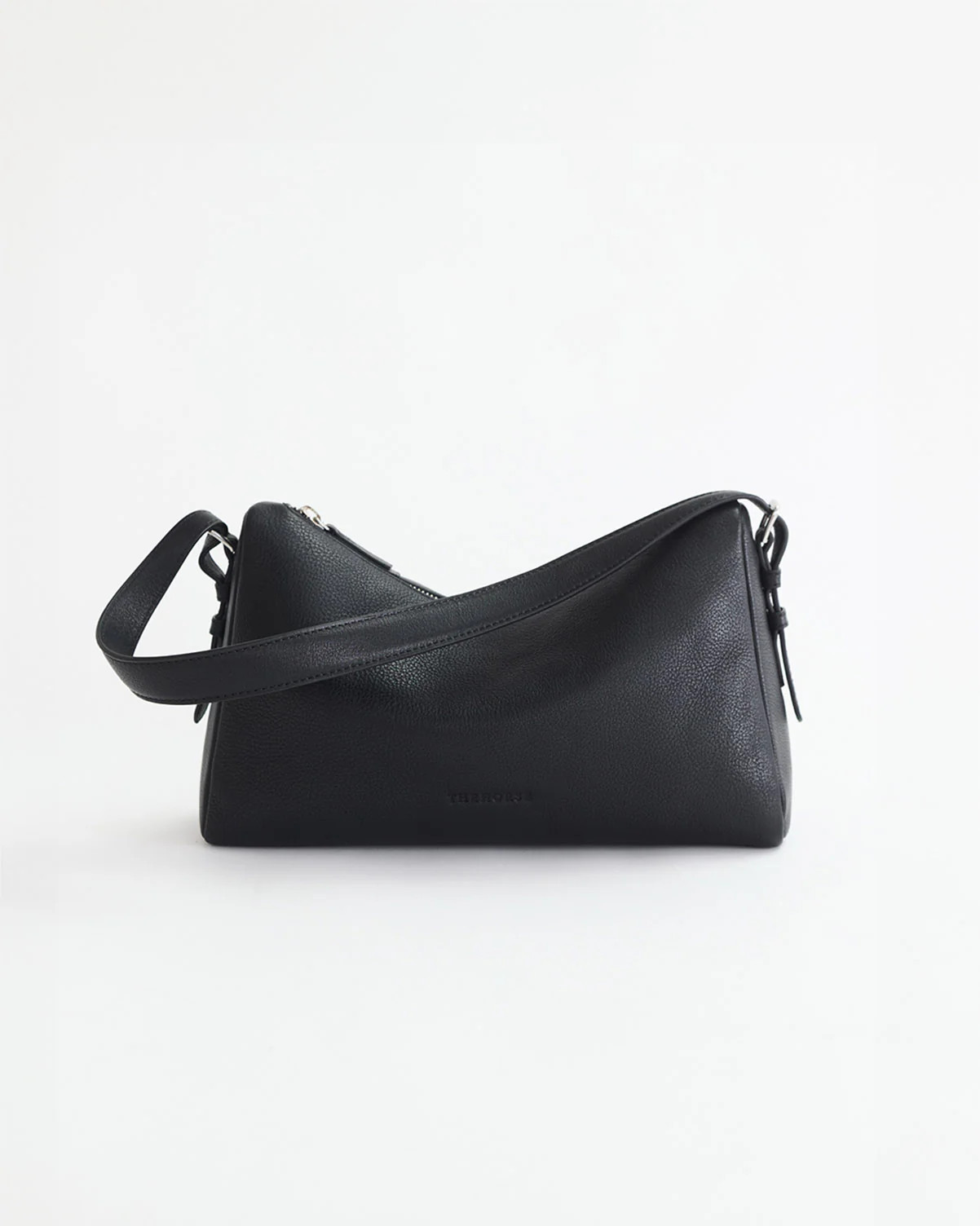 Mini Lottie shoulder bag in black leather | The Horse (US, AU, UK, NZ)