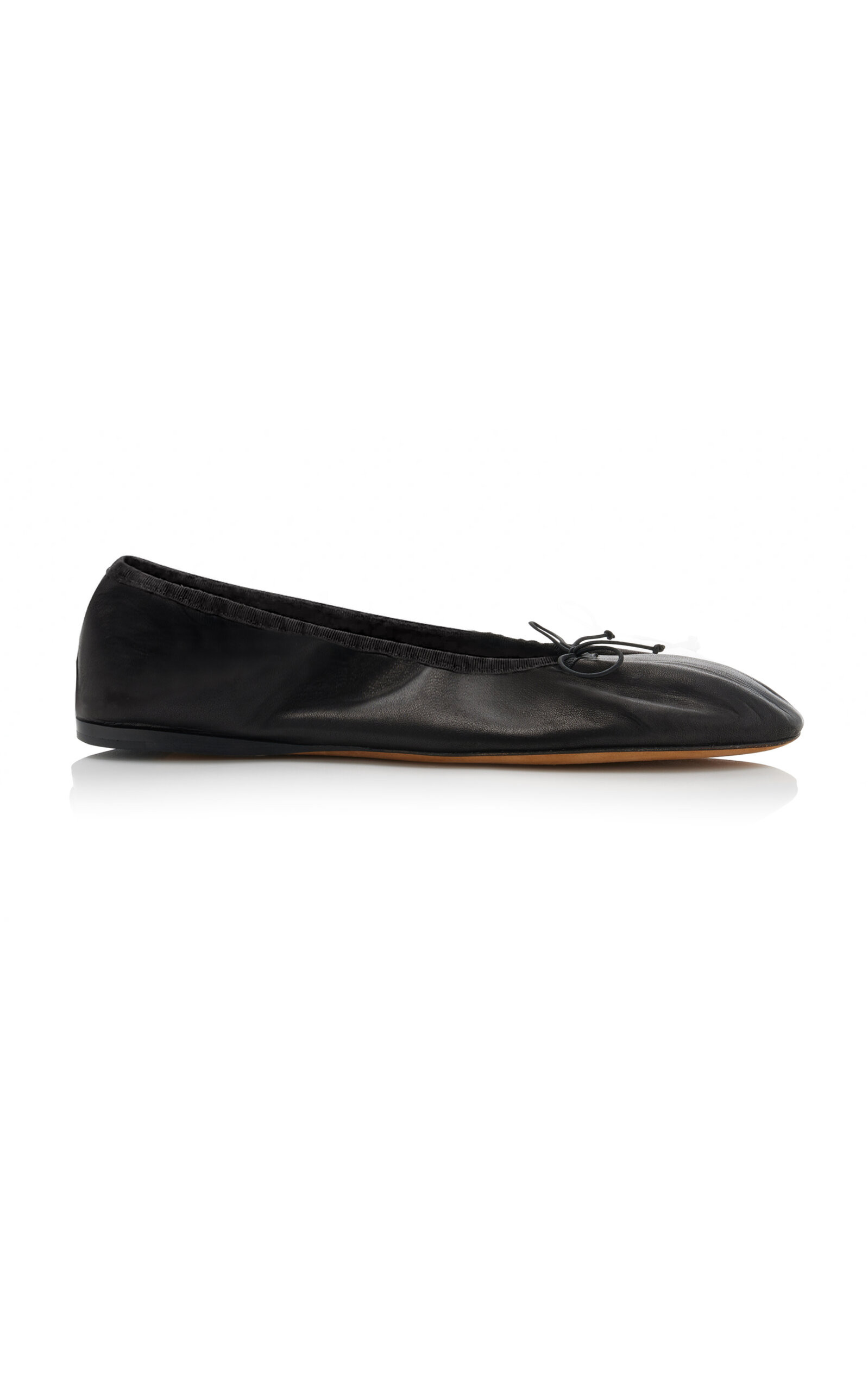 The Row - Awar Leather Ballet Flats - Black - IT 37 - Moda Operandi | Moda Operandi (Global)