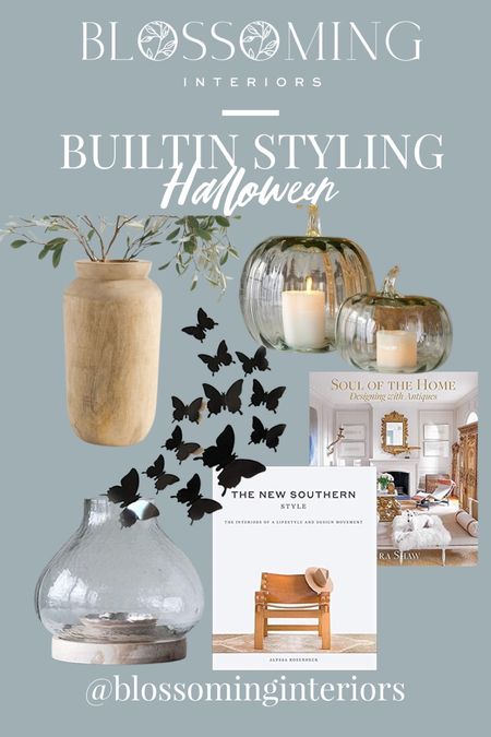 Livingroom Builtin styling for Halloween 

#LTKSeasonal #LTKhome #LTKHalloween