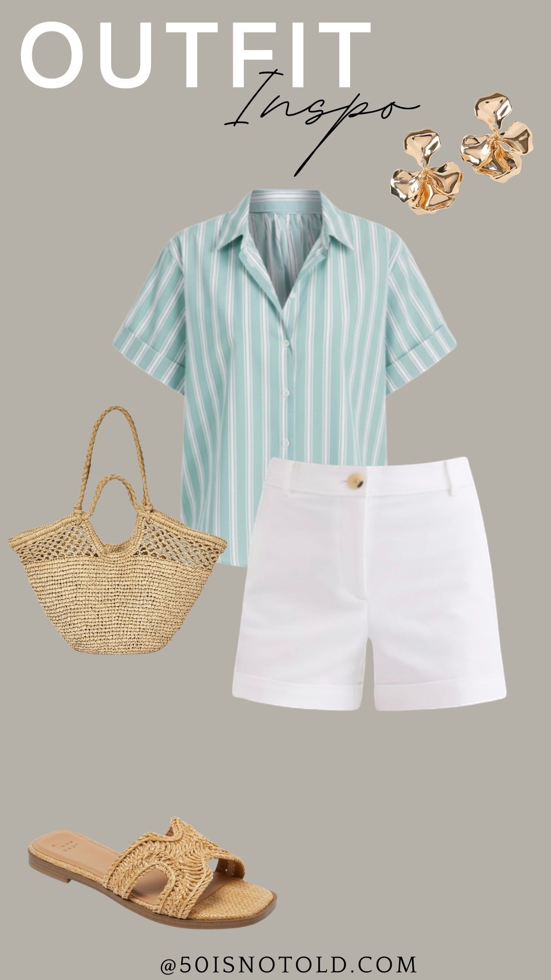 Spring outfit idea! White shorts | casual outfit for women | Target finds 

#LTKTravel #LTKOver40 #LTKootd