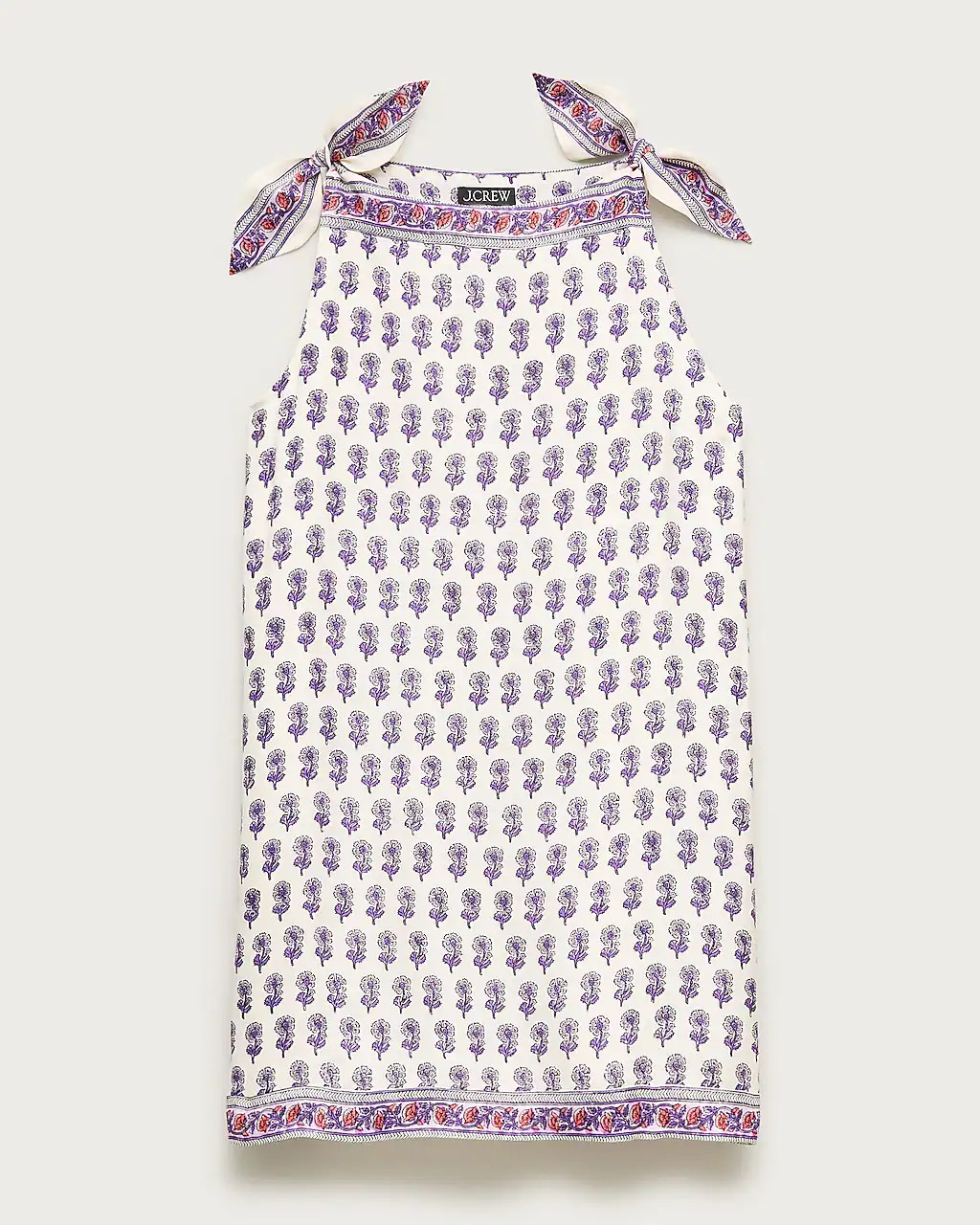 Sadie mini dress in lilac block print | J. Crew US