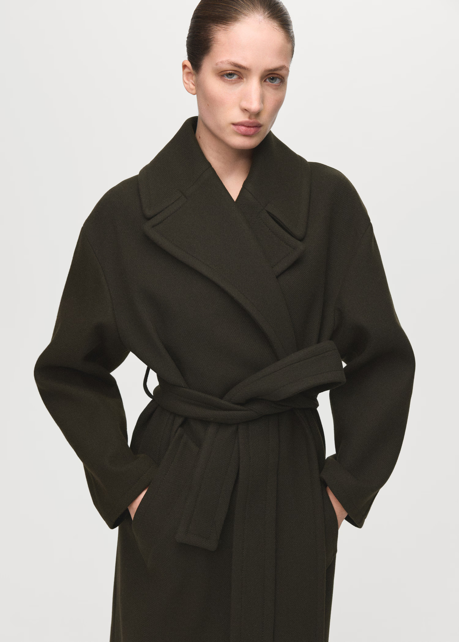 Manteco wool coat with belt | Mango (US/MX/AU)