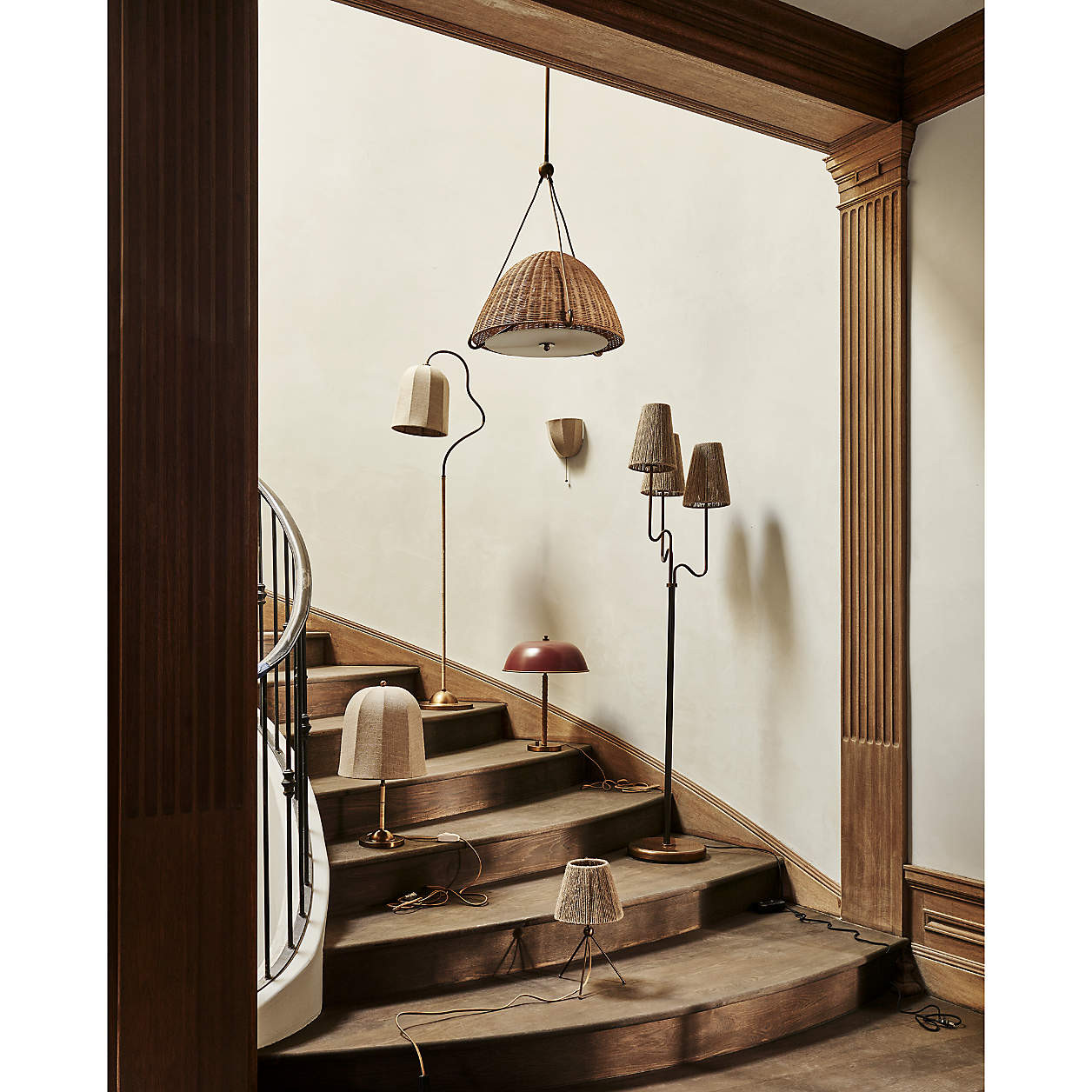 Ellery Tripod Mini Table Lamp by Jake Arnold 14.7" + Reviews | Crate & Barrel | Crate & Barrel