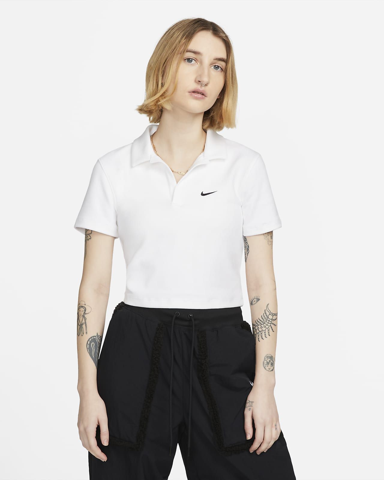 Nike Sportswear Essential Women's Short-Sleeve Polo Top. Nike.com | Nike (US)