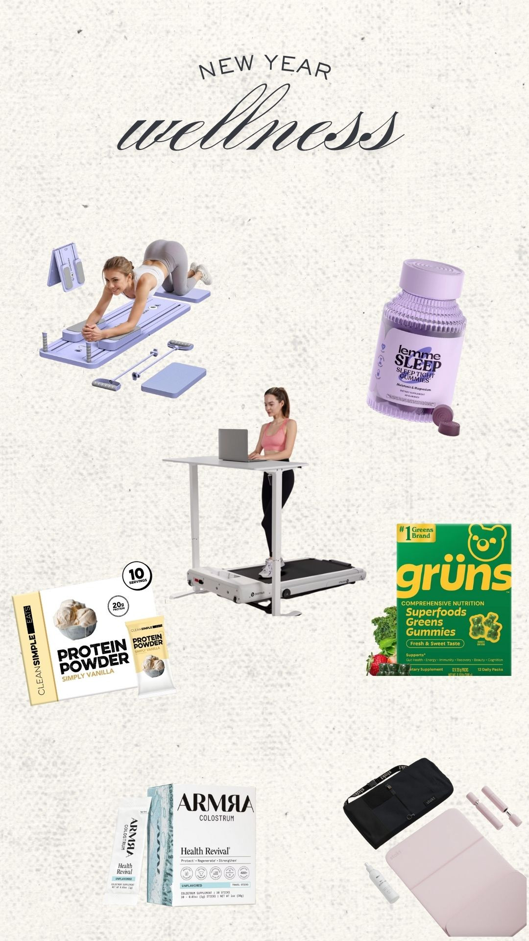 The new year is typically associated with big goals, but sometimes it is more sustainable to keep it simple! Health and Wellness is so important, here are some products I highly recommend!  

 #LTKfitnessgoals #LTKmomlife #LTKselfcare