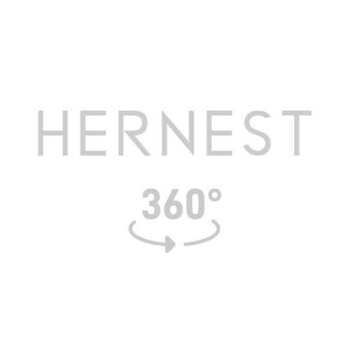 Hernest | 15'' Moveable Round Solid Wood Side Table with Flip-Top Lid Storage | Hernest